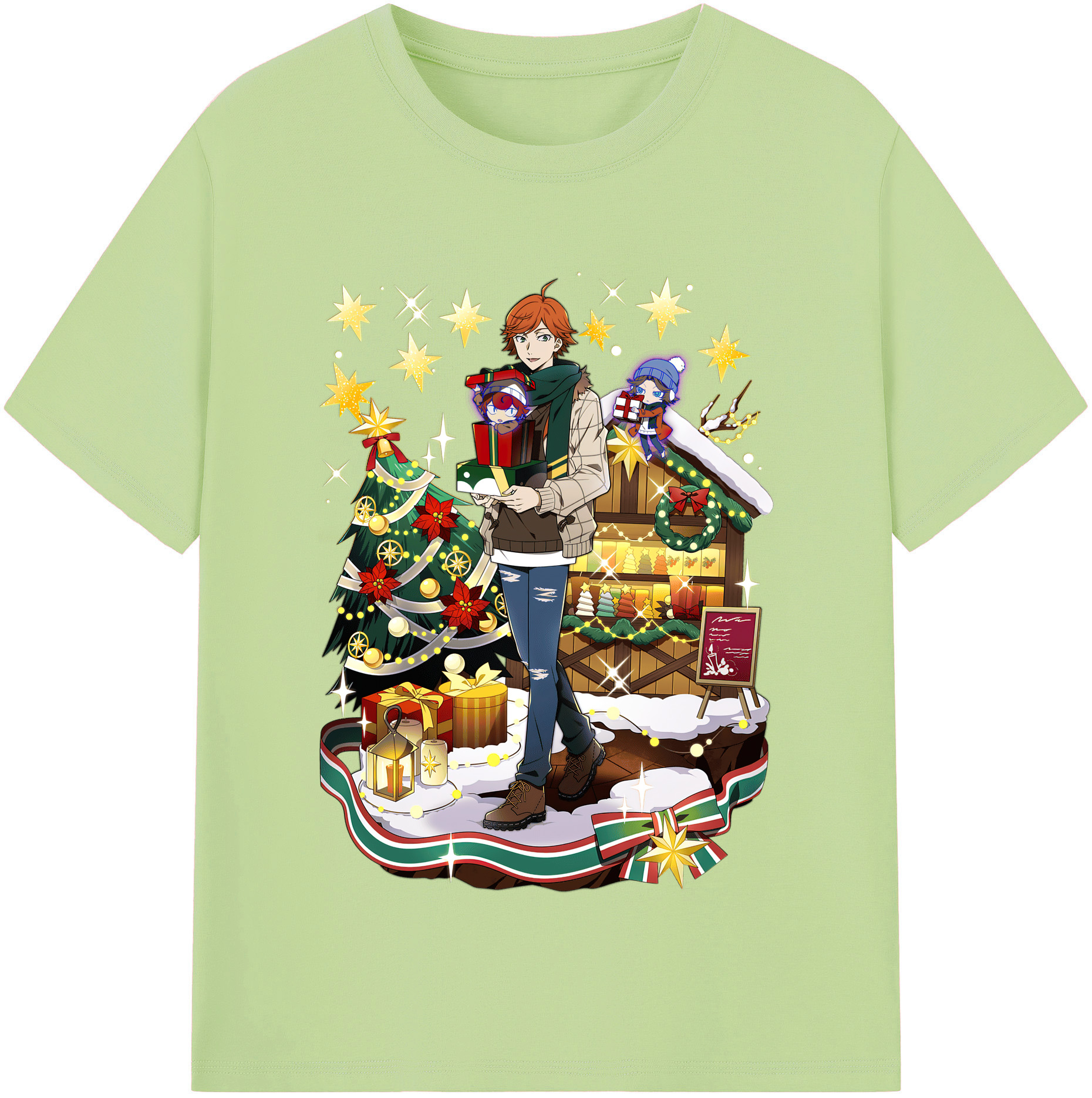 （画像用） 文豪ストレイドッグス Bungo Stray Dogs 綿100％半袖Tシャツ（フロントプリント）